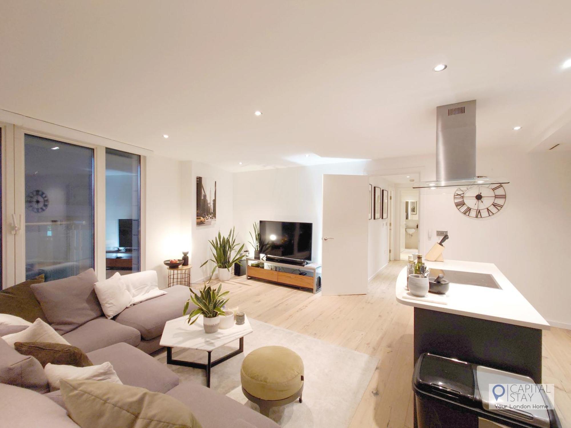 Deluxe Two Bed Apartment With River & City View London Eksteriør bilde
